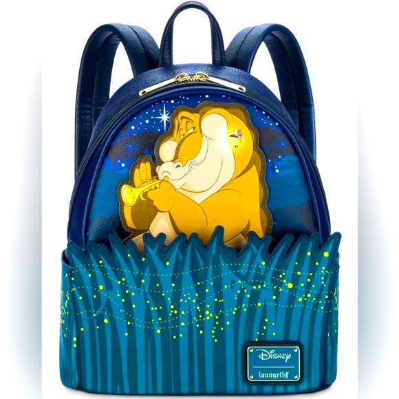 Louis and Ray Glow-in-the-Dark Loungefly  Mini Backpack – Disney100 - Picture 1 of 7